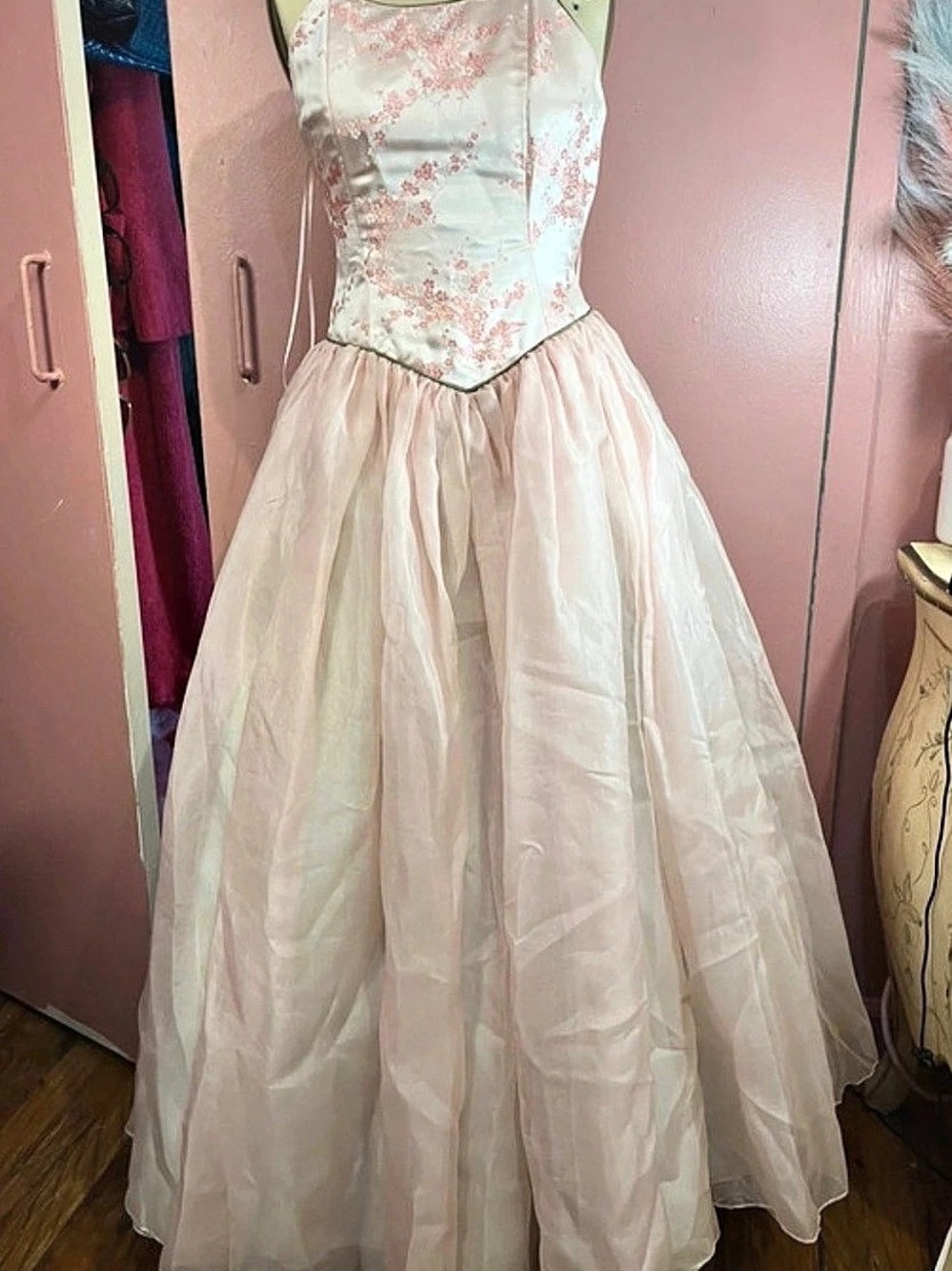 Wicked Glinda Baby Pink Corset Ballgown in XS NWOT